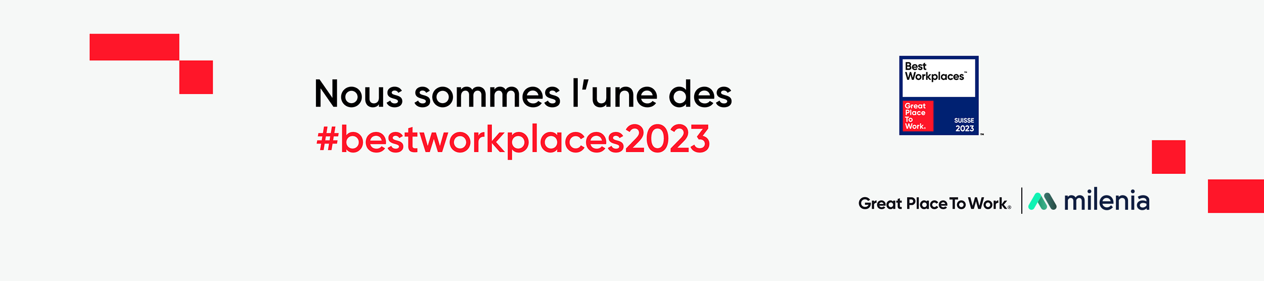 Image avec texte Great Place To Work